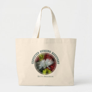 Gepersonaliseerd: Certified Nursing Assistant Bag Grote Tote Bag