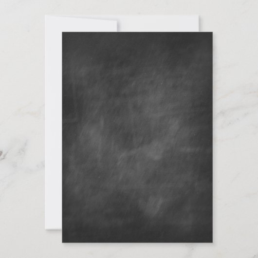 Gepersonaliseerd Chalkboard Roaring 20s Partij Kaart (Achterkant)