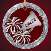 Gepersonaliseerd, Cheerleader Ornament, Cheer Favo Keramisch Ornament