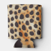 Gepersonaliseerd Cheetah Animal Pattern Blikjeskoeler (Achterkant)