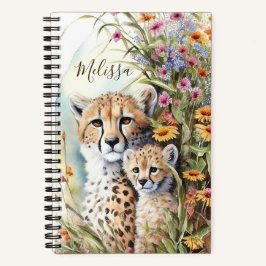 Gepersonaliseerd Cheetah School Kantoor Gift Notitieboek