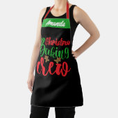Gepersonaliseerd Chef naam Schorten, Christmas Bak Schort (Insitu)