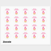Gepersonaliseerd * Cherry Cupcake Stickers Boek (Vel)