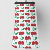 Gepersonaliseerd Cherry Pattern Golf Putter Hoesje Golfheadcover (Draai 90)