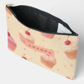 Gepersonaliseerd Cherry Sweet Cupcake patroon Etui (Open)