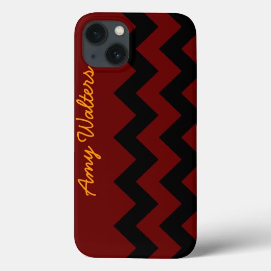 gepersonaliseerd chevron Case-Mate iPhone case (Achterkant)