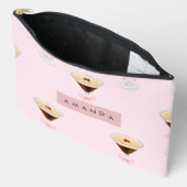 Gepersonaliseerd chique espresso cocktailpatroon etui (Open)