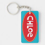 Gepersonaliseerd "Chloe" Sleutelhanger (Voorkant)