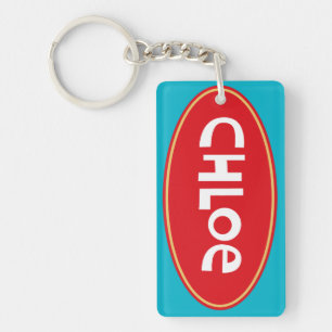 Gepersonaliseerd "Chloe" Sleutelhanger