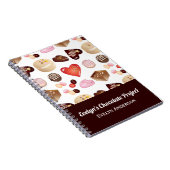 Gepersonaliseerd chocolade Snoep Notitieboek (Rechterzijde)