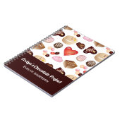 Gepersonaliseerd chocolade Snoep Notitieboek (Linkerzijde)