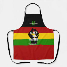 Gepersonaliseerd Christelijk | BLACK LIVES MATTER Schort