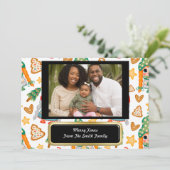 Gepersonaliseerd Christelijk Christmas Joy Kaart (Staand voorkant)