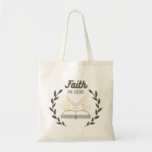 Gepersonaliseerd Christelijk geloof in God Canvas  Tote Bag