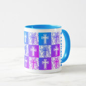 Gepersonaliseerd Christelijk Paaskruis Mok (Voorkant rechts)