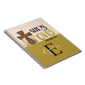 Gepersonaliseerd Christelijk zij is sterke spreekw Notitieboek (Rechterzijde)