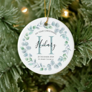 Gepersonaliseerd Christen Godouders Baptism godchi Keramisch Ornament