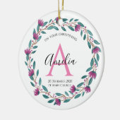 Gepersonaliseerd Christen Godouders Baptism godchi Keramisch Ornament (Links)