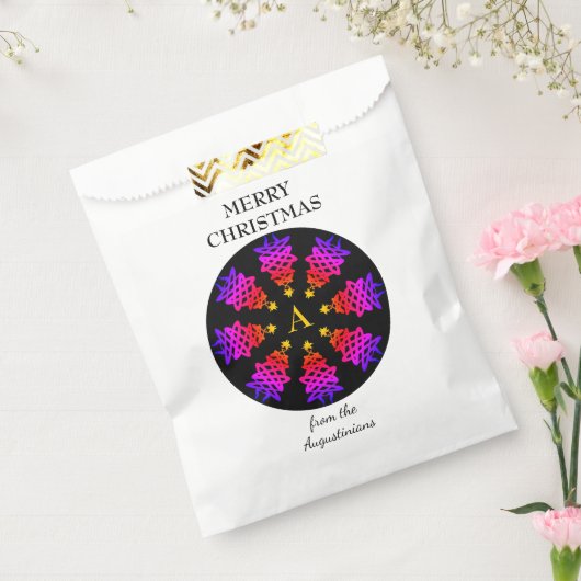 Gepersonaliseerd | CHRISTMAS TREE | feestdag Bedankzakje (Gezegeld)