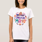 Gepersonaliseerd Cinco De Mayo T-shirt (Voorkant)