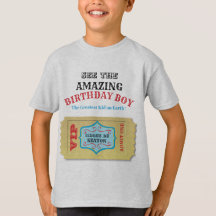 Gepersonaliseerd  Circus Birthday Shirt