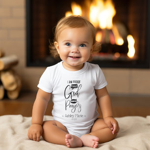 Gepersonaliseerd citaat God antwoordt gebeden Romper