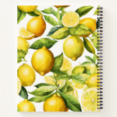 Gepersonaliseerd citroen recept notitieboek (Achterkant)