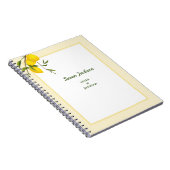 Gepersonaliseerd Citrus-botanisch Notitieboek (Rechterzijde)