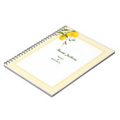 Gepersonaliseerd Citrus-botanisch Notitieboek (Linkerzijde)