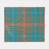 Gepersonaliseerd Clan Wilson Tartan Pset Pattern Fleece Deken (Voorkant (Horizontaal))
