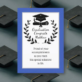 Gepersonaliseerd, classic Gefeliciteerd afstuderen Feestdagen Kaart