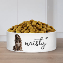 Gepersonaliseerd Cocker Spaniel eten Voerbakje