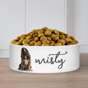 Gepersonaliseerd Cocker Spaniel eten Voerbakje