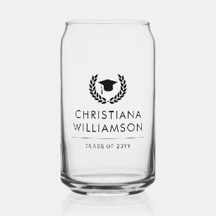 Gepersonaliseerd College Graduation Elegant Blikvorm Glas