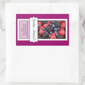 Gepersonaliseerd conservenpotje label, aangepaste  rechthoekige sticker (Tas)