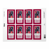 Gepersonaliseerd conservenpotje label, bessen etiket (Full Sheet)
