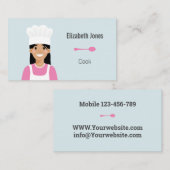 Gepersonaliseerd Cook Avatar-Visitekaartje Visitekaartje (Voorkant / Achterkant)