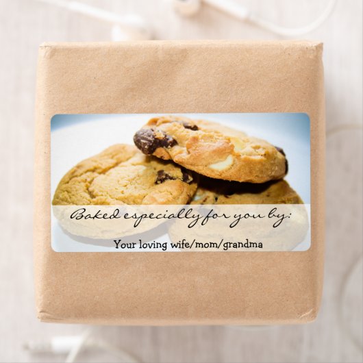 Gepersonaliseerd cookielabel etiket (Insitu)