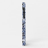 Gepersonaliseerd COOL Blue Glas in lood Patroon Case-Mate iPhone Case (Achterkant/links)