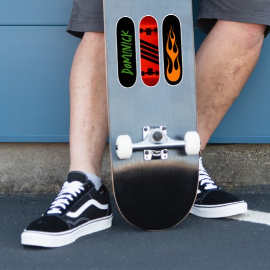 Gepersonaliseerd cool skateboard sticker