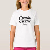 Gepersonaliseerd Cousin Crew T-shirt (Voorkant)