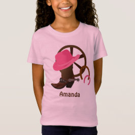 Gepersonaliseerd Cowgirl T-shirt