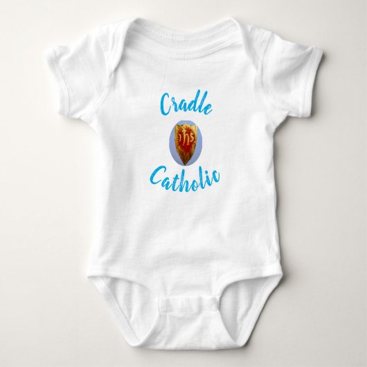 Gepersonaliseerd "Cradle-katholiek" Romper (Voorkant)