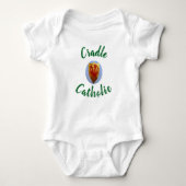 Gepersonaliseerd "Cradle-katholiek" Romper (Voorkant)