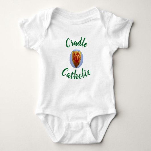 Gepersonaliseerd "Cradle-katholiek" Romper (Voorkant)