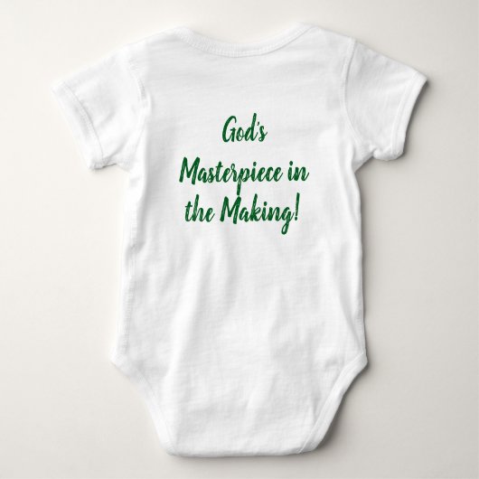 Gepersonaliseerd "Cradle-katholiek" Romper (Achterkant)