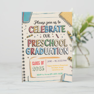 Gepersonaliseerd Crayons Notitieboek voorschoolse  Kaart