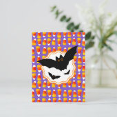 Gepersonaliseerd Crazy Candy Corn Halloween Verkoo Briefkaart (Staand voorkant)