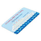 Gepersonaliseerd cruiseschepen thema Deurmarkering Magneet (Linkerzijde)