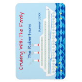 Gepersonaliseerd cruiseschepen thema Deurmarkering Magneet (Verticaal)